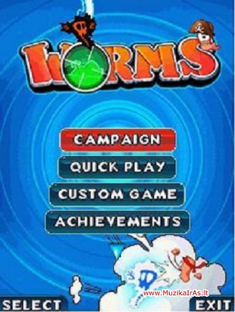 Java žaidimai.Worms 2010