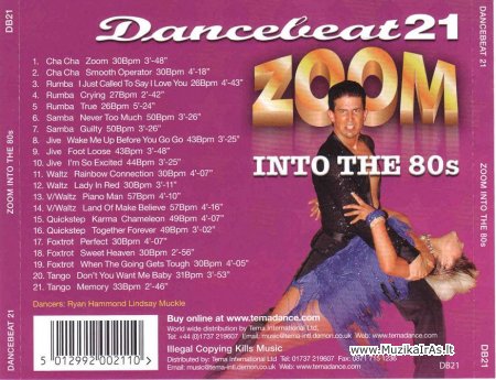Pramoginiai šokiai.Dancebeat 21 - Zoom into the 80s