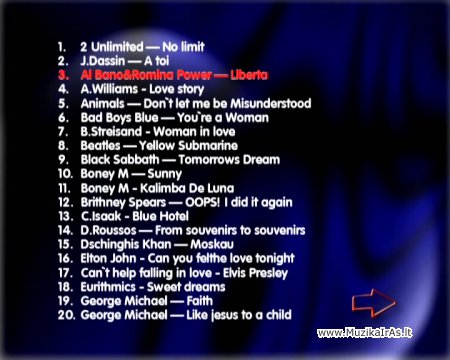 Karaoke.Лучшие песни зарубежных исполнителей