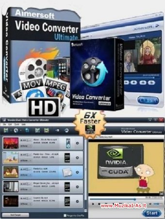 Programos.Aimersoft Video Converter Ultimate