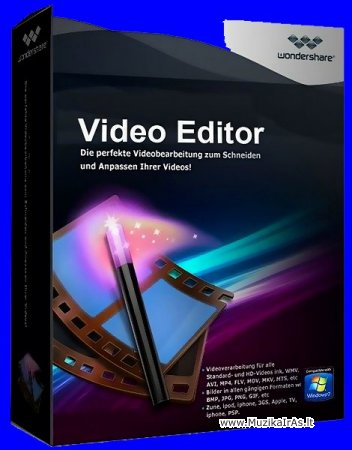 Programos.Wondershare Video Editor