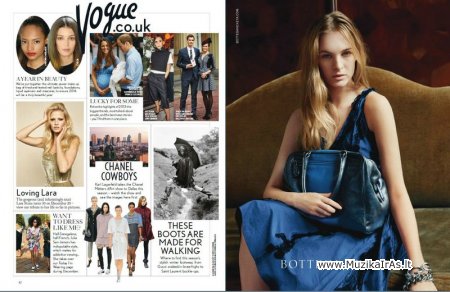 Žurnalai,mada.Vogue UK.2014.01