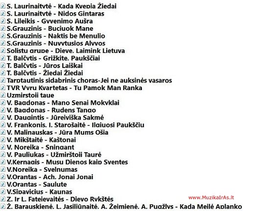 LT-Senos dainos