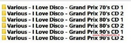 I Love Disco-Grand Prix 70's,80's ,90's